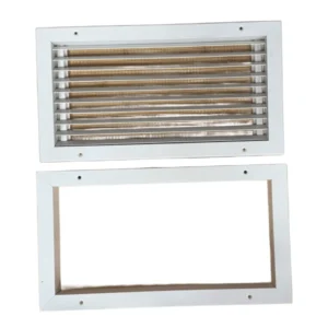Double Skin Aluminum Air Intake Vent & Bug Screen