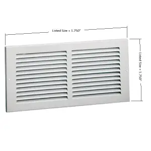 14x8 steel stamped grill